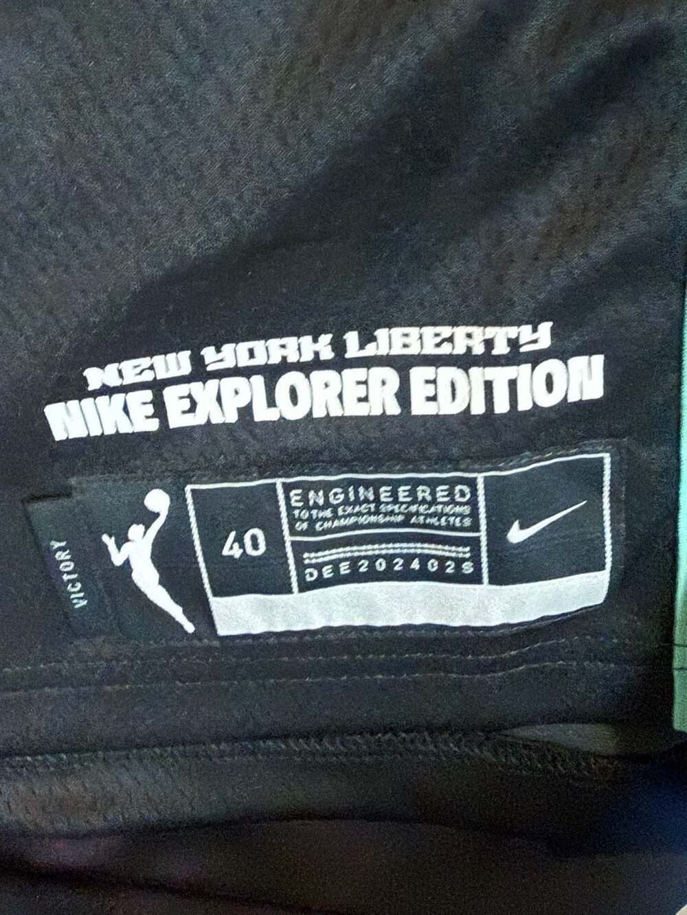 Nike Sabrina Ionescu New York Liberty WNBA Explorer Edition Jersey Size 40 - Picture 7 of 9